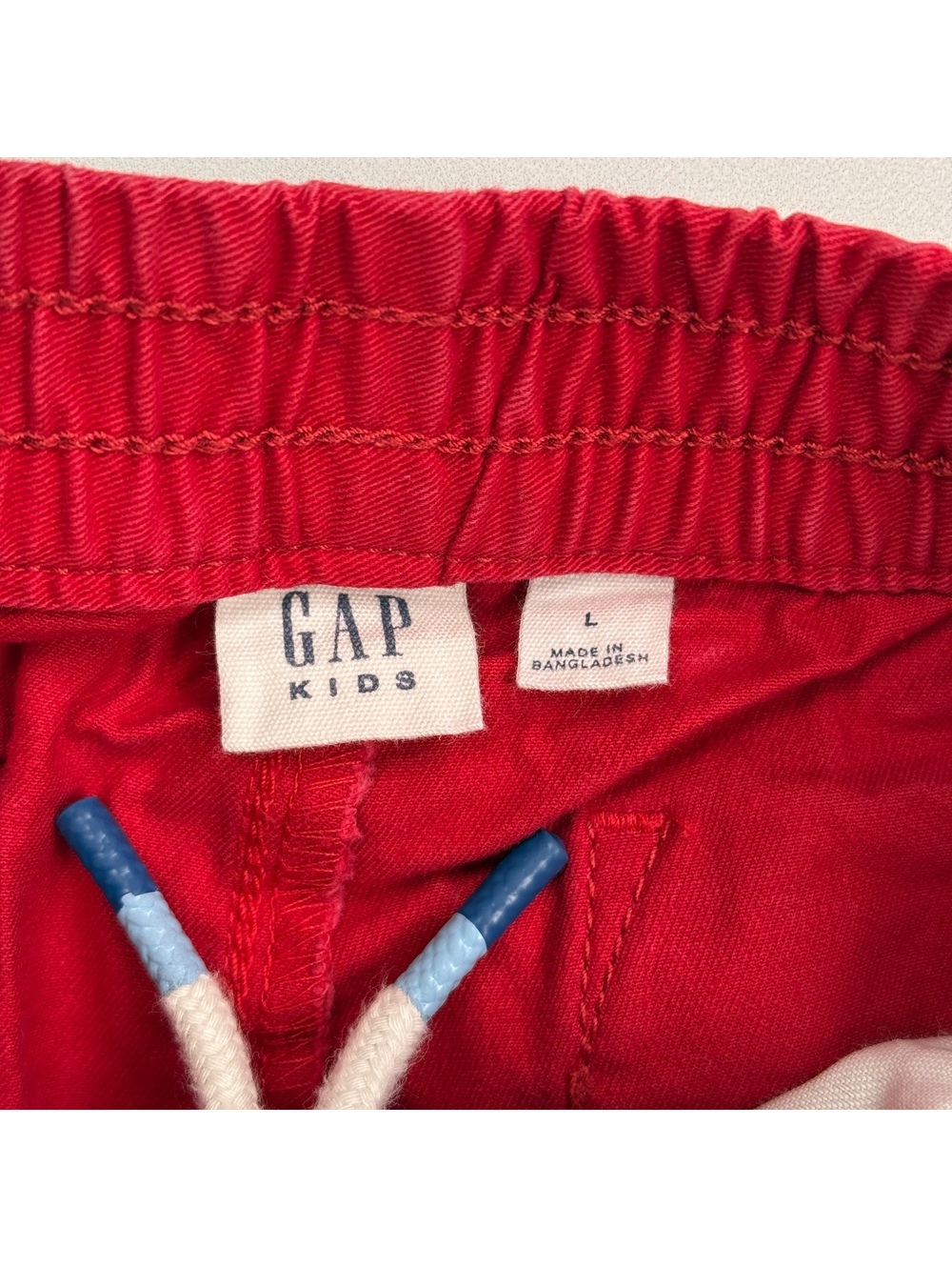 GAP Kids Red Twill Shorts - Boys Large - Picture 3 of 3